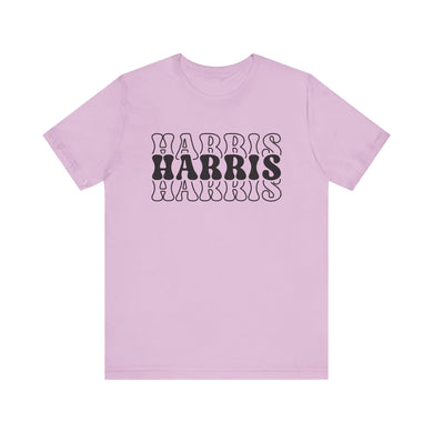 Harris Retro Stacked Font Unisex T-shirt