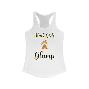 Black Girls Glamp Racerback Tank Top