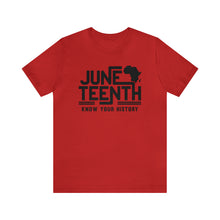 Juneteenth Know Your History Tshirt