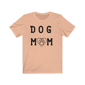 Dog Mom Black Font T-shirt