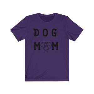 Dog Mom Black Font T-shirt