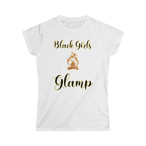 Black Girls Glamp Slim Fit Tee