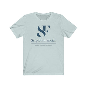 Scipio Financial Blue Font