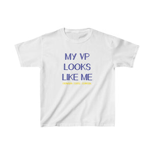 Kid's My VP Looks Like Me Blue and Gold T-shirt