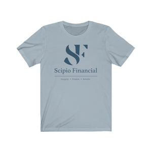 Scipio Financial Blue Font