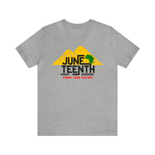 Pyramid Juneteenth Know Your History Tshirt